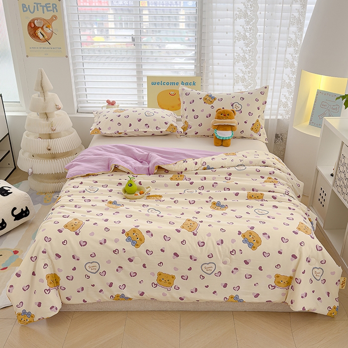 91家纺网 家纺一手货源 找家纺 （总）桔禾家纺 2026水洗皱皱纱夏被 