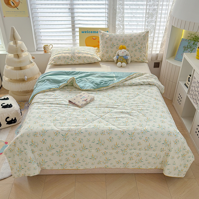 91家纺网 家纺一手货源 找家纺 （总）桔禾家纺 2026水洗皱皱纱夏被 