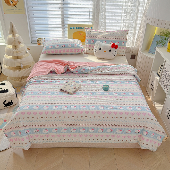 91家纺网 家纺一手货源 找家纺 （总）桔禾家纺 2026水洗皱皱纱夏被 