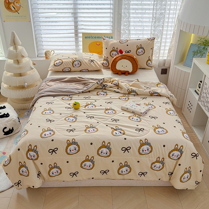 91家纺网 家纺一手货源 找家纺 （总）桔禾家纺 2026水洗皱皱纱夏被 