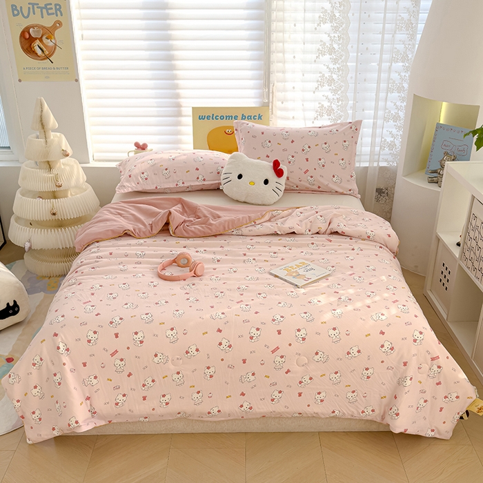 91家纺网 家纺一手货源 找家纺 （总）桔禾家纺 2026水洗皱皱纱夏被 