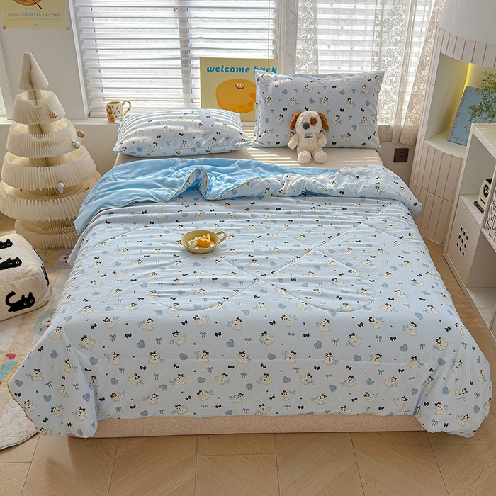 91家纺网 家纺一手货源 找家纺 （总）桔禾家纺 2026水洗皱皱纱夏被 