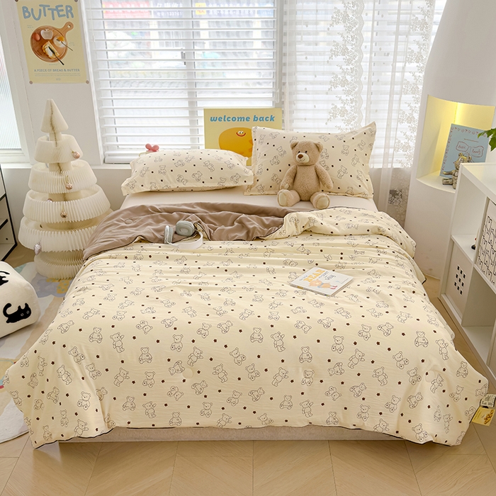 91家纺网 家纺一手货源 找家纺 （总）桔禾家纺 2026水洗皱皱纱夏被 