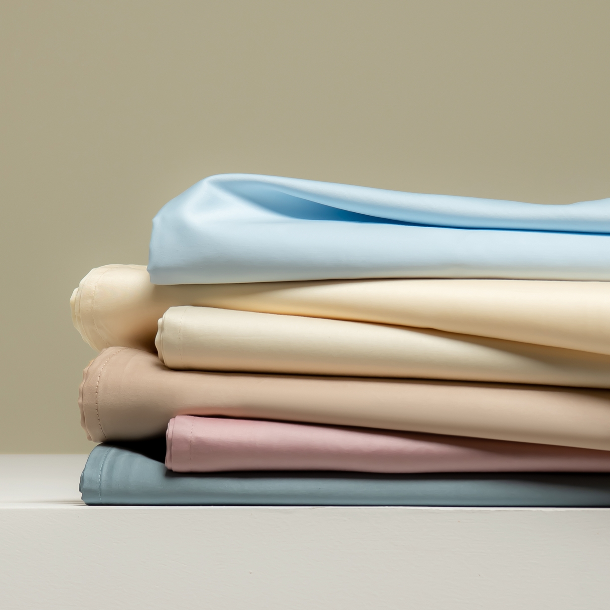 91家纺网 家纺一手货源 找家纺 （总）佳汐蓝家纺 2026春夏新款贡缎长绒棉纯棉单床笠 床笠单件