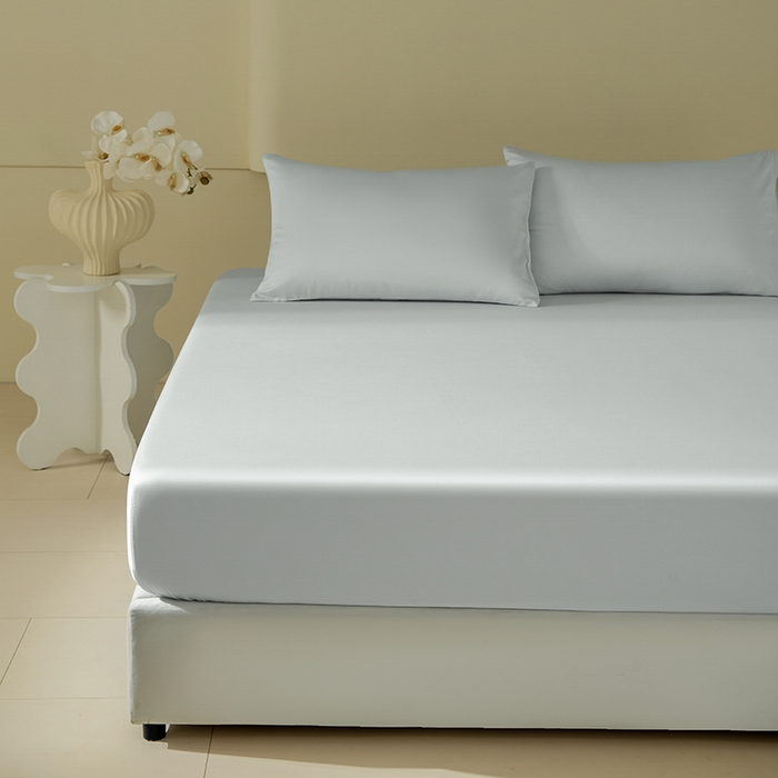 91家纺网 家纺一手货源 找家纺 （总）佳汐蓝家纺 2026春夏新款贡缎长绒棉纯棉单床笠 床笠单件