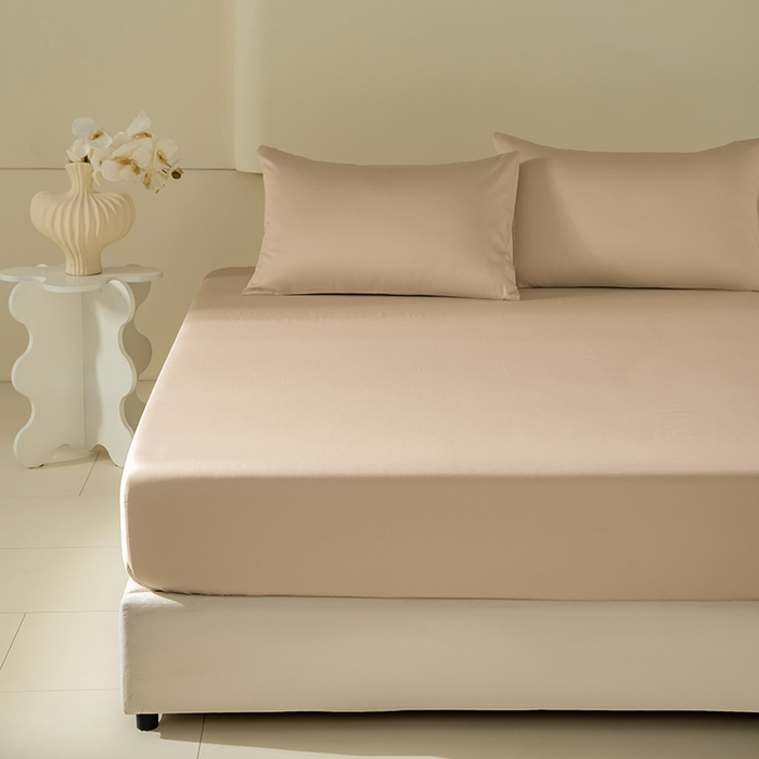 91家纺网 家纺一手货源 找家纺 （总）佳汐蓝家纺 2026春夏新款贡缎长绒棉纯棉单床笠 床笠单件