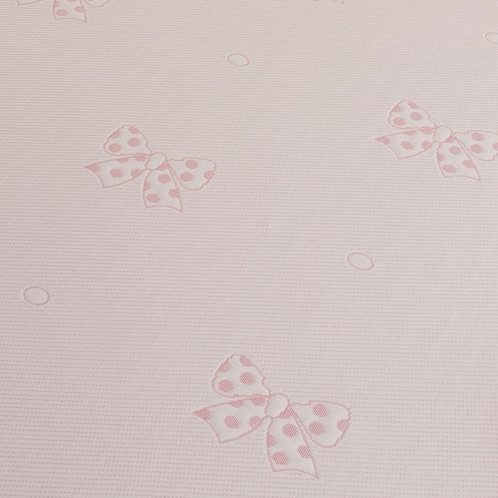 91家纺网 家纺一手货源 找家纺 七里香 2026新款提花冰豆豆床裙款凉席三件套四件套 床裙款蝴蝶结-粉