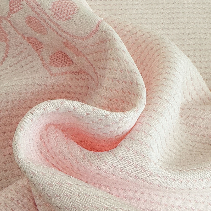 91家纺网 家纺一手货源 找家纺 七里香 2026新款提花冰豆豆床裙款凉席三件套四件套 床裙款蝴蝶结-粉