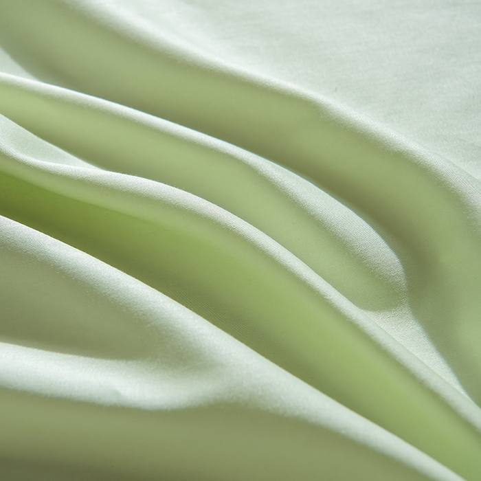 91家纺网 家纺一手货源 找家纺 佳汐蓝家纺 2026春夏新款贡缎长绒棉纯棉单床笠 床笠单件 茶香绿