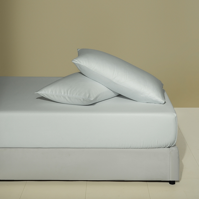 91家纺网 家纺一手货源 找家纺 佳汐蓝家纺 2026春夏新款贡缎长绒棉纯棉单床笠 床笠单件 藕灰