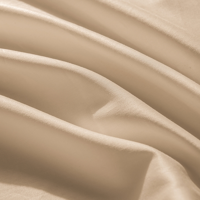 91家纺网 家纺一手货源 找家纺 佳汐蓝家纺 2026春夏新款贡缎长绒棉纯棉单床笠 床笠单件 浅香槟