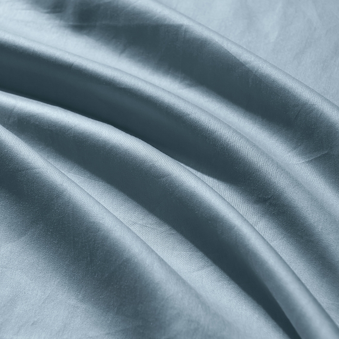 91家纺网 家纺一手货源 找家纺 佳汐蓝家纺 2026春夏新款贡缎长绒棉纯棉单床笠 床笠单件 清澈蓝