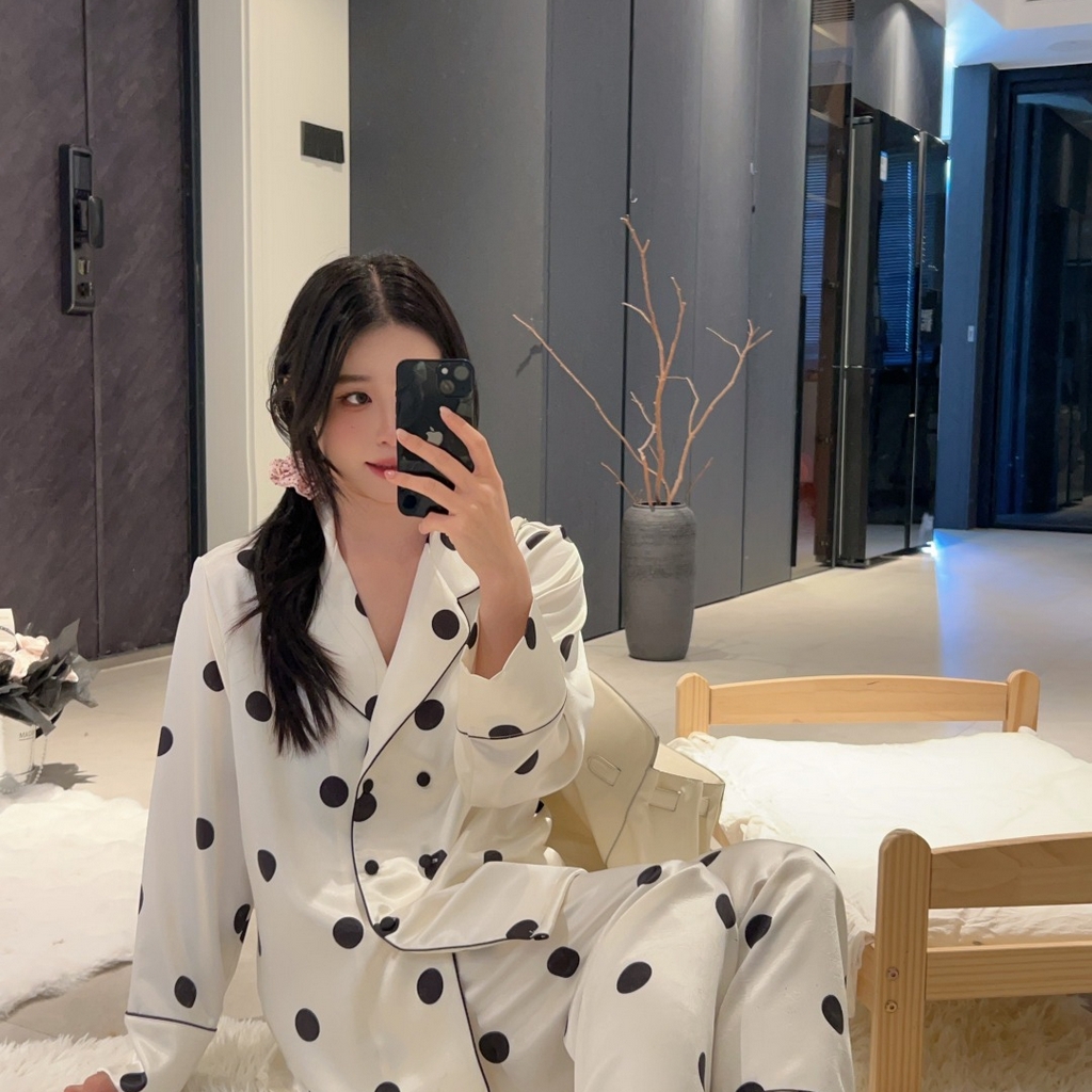 91家纺网 家纺一手货源 找家纺 （总）妍景家居生活馆 2026春夏新款冰雪丝-奶牛啵啵家居服