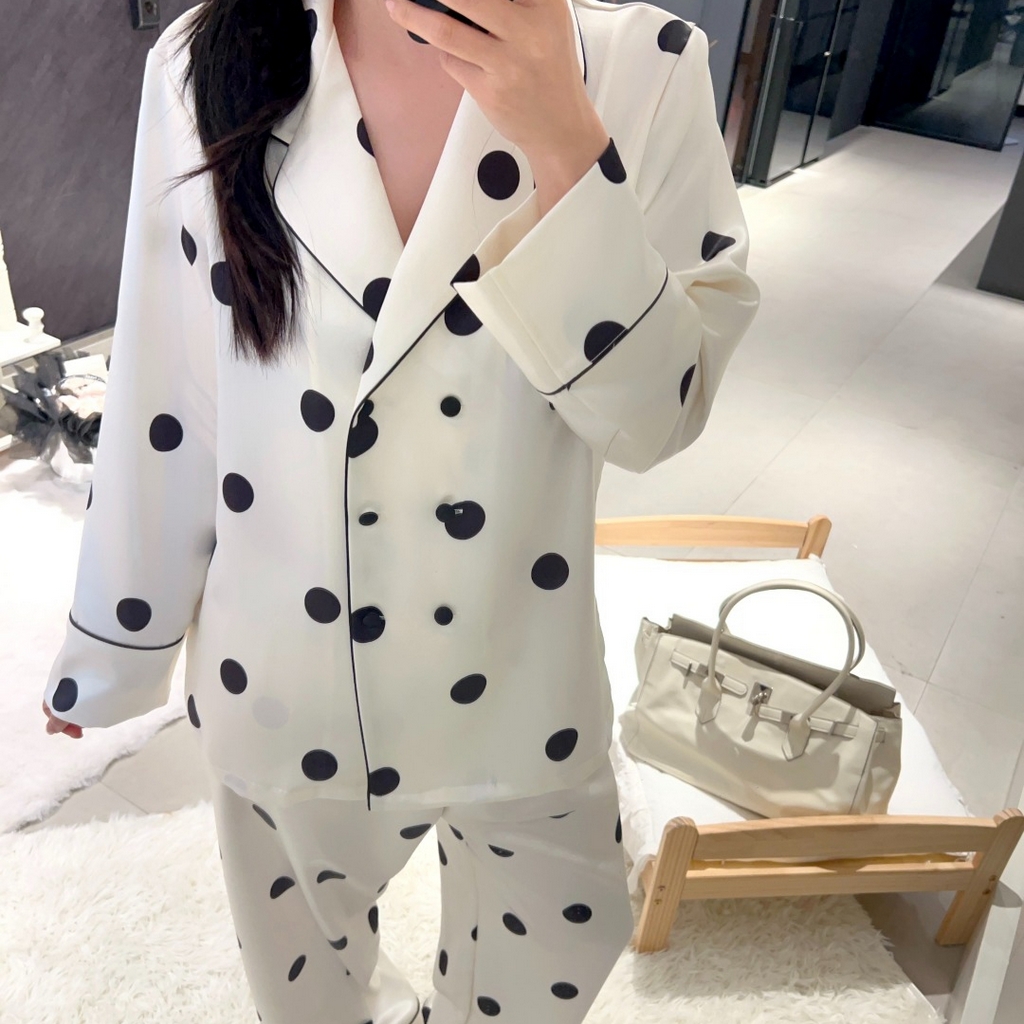 91家纺网 家纺一手货源 找家纺 （总）妍景家居生活馆 2026春夏新款冰雪丝-奶牛啵啵家居服