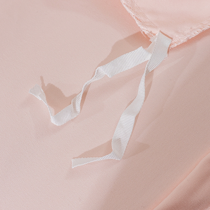 91家纺网 家纺一手货源 找家纺 （总）恩和家纺 2026新款弹力揪花白纱飞边床单款床裙款三四件套