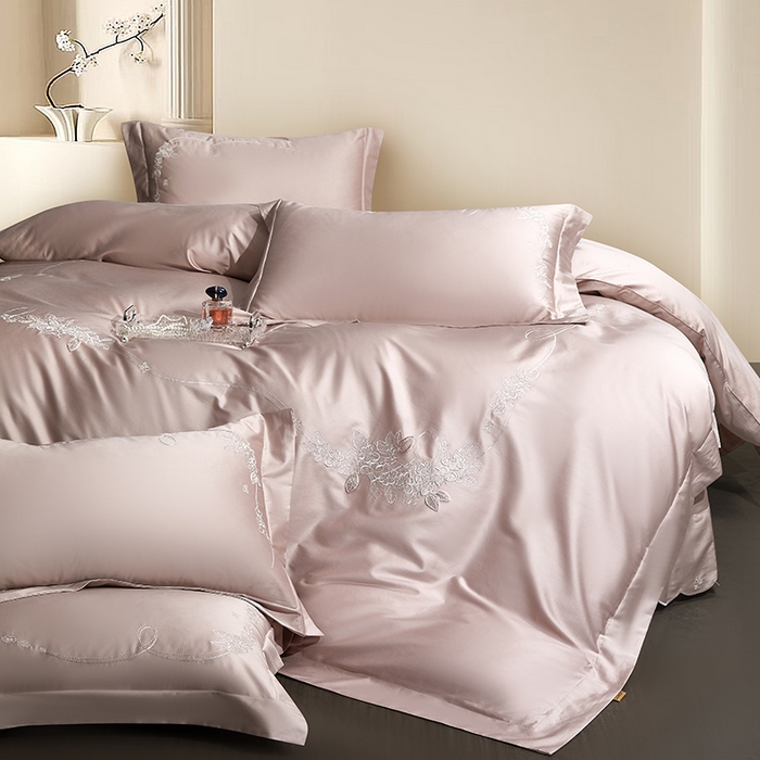 91家纺网 家纺一手货源 找家纺 （总）诗黛尔 2026春夏新款云朵棉梦屿花田系列四件套