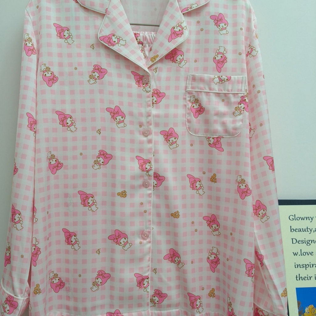 91家纺网 家纺一手货源 找家纺 （总）妍景家居生活馆 2026春夏新款冰雪丝-格格美乐蒂家居服