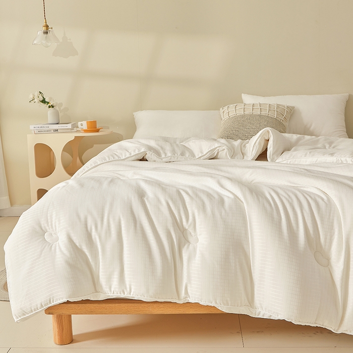 91家纺网 家纺一手货源 找家纺 （总）优雅星家纺 2026新款提花A类原棉大豆纤维被子被芯春秋被冬被供货直播网销