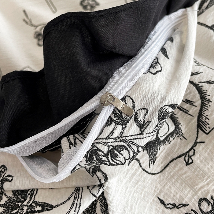 91家纺网 家纺一手货源 找家纺 同田家纺 2026新款云感双层纱花边床盖四件套 床盖-繁花序