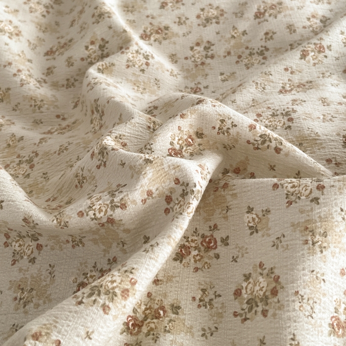 91家纺网 家纺一手货源 找家纺 同田家纺 2026新款云感双层纱花边床盖四件套 床盖-桂花香