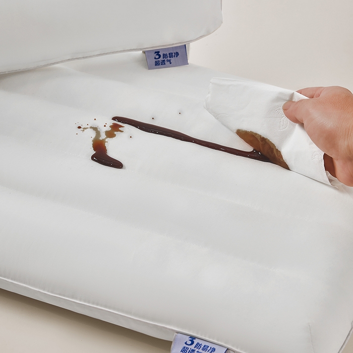 91家纺网 家纺一手货源 找家纺 微枕芯 2026新款三防功能枕头枕芯 40*60cm学生防水低枕