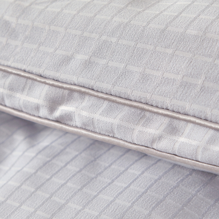 91家纺网 家纺一手货源 找家纺 优雅星家纺 2026新款提花A类原棉大豆纤维被子被芯春秋被冬被供货直播网销 灰色