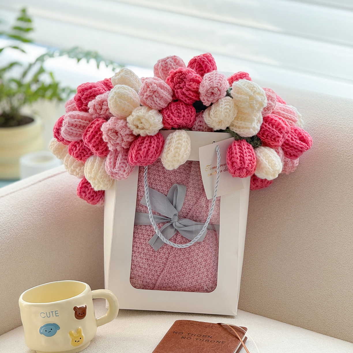 丹本家纺 2026新款送礼神器网红直播热款玫瑰花束毯多功能毛毯盖毯 永绽花束-粉雾渐变