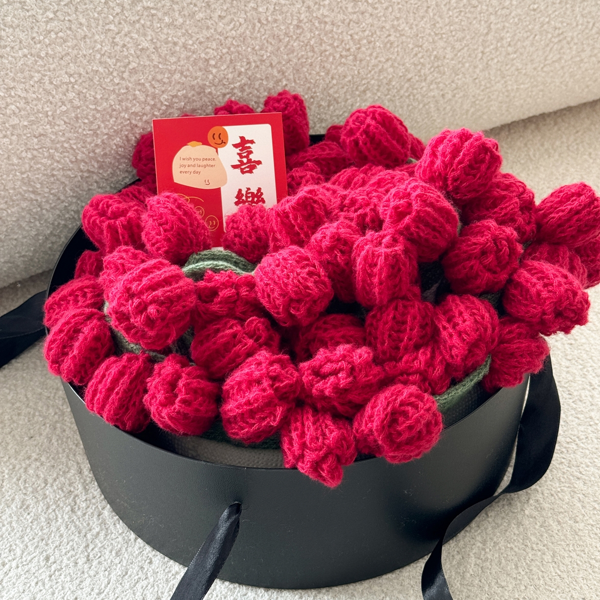 91家纺网 家纺一手货源 找家纺 丹本家纺 2026新款送礼神器网红直播热款玫瑰花束毯多功能毛毯盖毯 永绽花束-炽热纯红