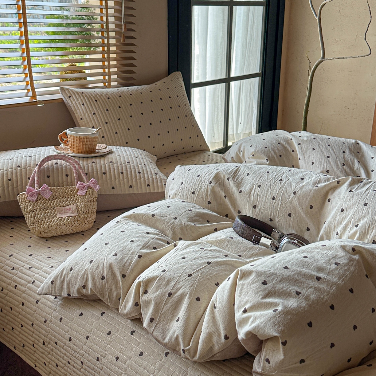 91家纺网 家纺一手货源 找家纺 （总）孑寐家纺 2026新款亲肤舒适全棉棉麻床盖四件套