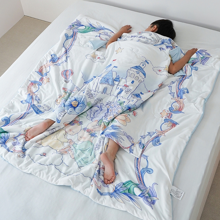 91家纺网 家纺一手货源 找家纺 （总）小燕燕家纺  2026年新款儿童春夏款a类空调被夏凉被双温被宝宝防踢被锦氨凉感拥抱被