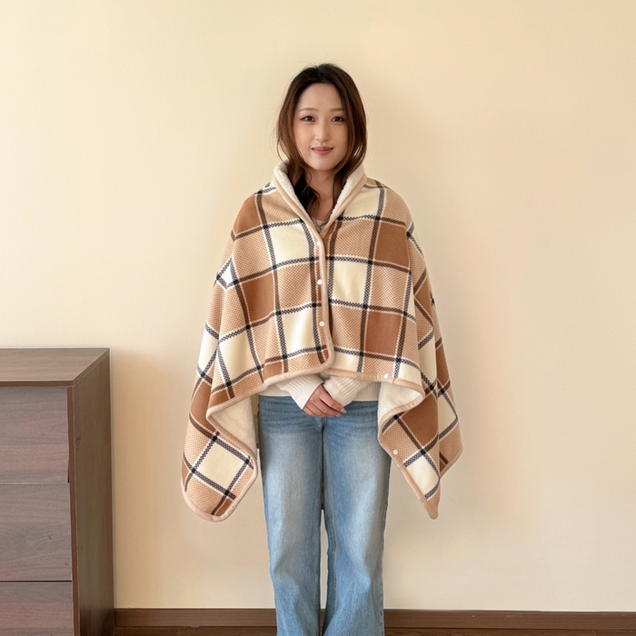 91家纺网 家纺一手货源 找家纺 丹本家纺 2026新款跨境电商爆款多功能办公室午休毯礼品毯可穿披肩盖毯毛毯毯子 奶咖