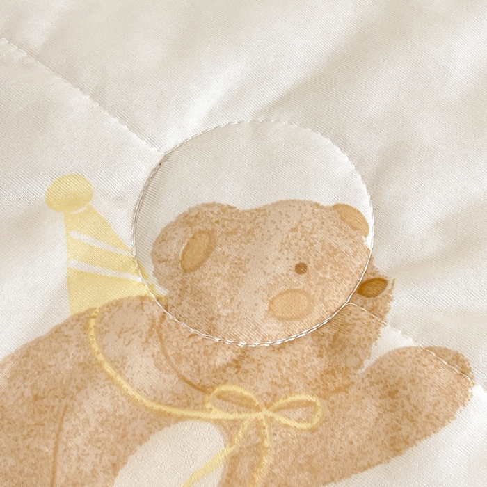 91家纺网 家纺一手货源 找家纺 禹祥家纺 2026新款凉感丝夏凉被冰淇淋印花夏被空调被夏季薄被子直播爆款 笨笨熊