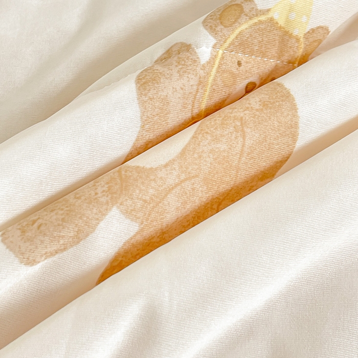 91家纺网 家纺一手货源 找家纺 禹祥家纺 2026新款凉感丝夏凉被冰淇淋印花夏被空调被夏季薄被子直播爆款 笨笨熊