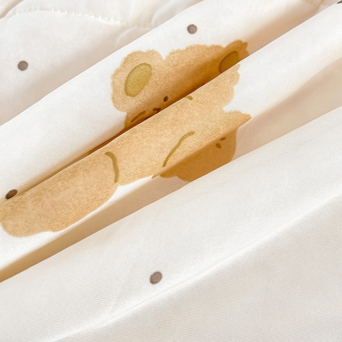 91家纺网 家纺一手货源 找家纺 禹祥家纺 2026新款凉感丝夏凉被冰淇淋印花夏被空调被夏季薄被子直播爆款 可爱熊