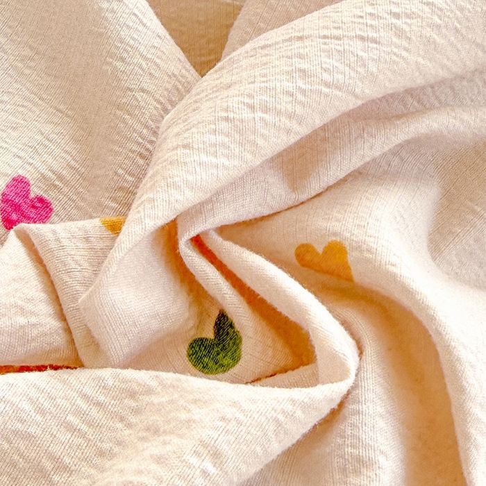 91家纺网 家纺一手货源 找家纺 唐人居 2026春夏新款皱皱水洗棉花边床盖四件套 音乐派对