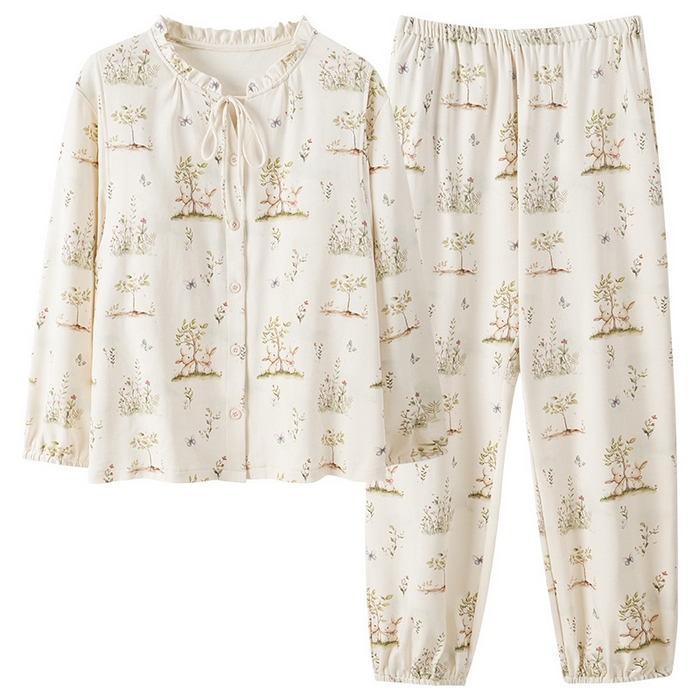 91家纺网 家纺一手货源 找家纺 （总）洛兰沙家居馆 2026新款休闲女士月子服11