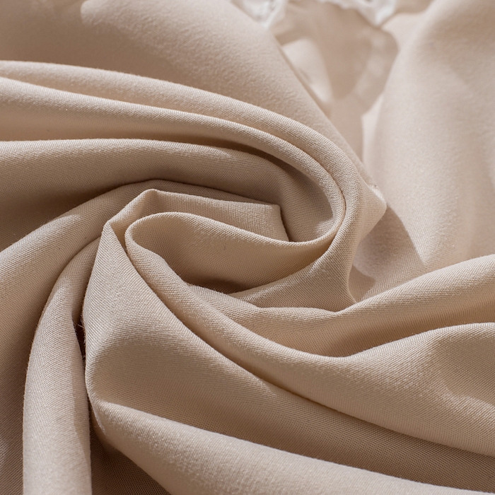 91家纺网 家纺一手货源 找家纺 恩和家纺 2026新款弹力揪花白纱飞边床单款床裙款三四件套 新驼