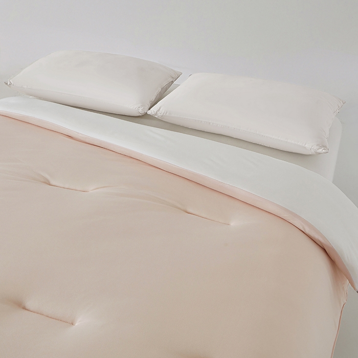 91家纺网 家纺一手货源 找家纺 锦尚坊被芯馆 2026新款针织棉深睡控温系列大豆夏被系列春秋被大豆冬被（四周踩棉 不跑棉） 柔粉