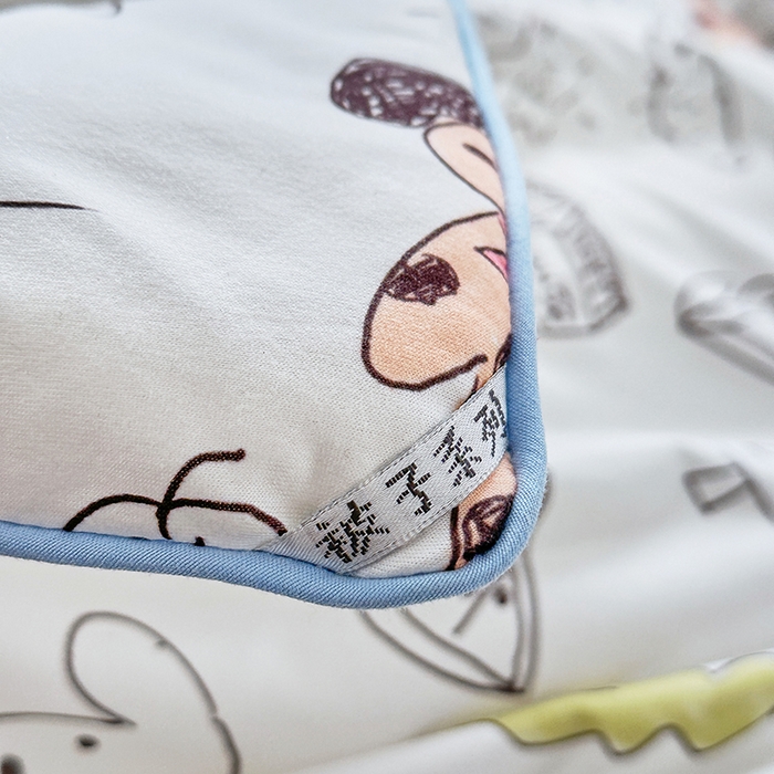 91家纺网 家纺一手货源 找家纺 萌飞  2026年新款A类针织棉嘟嘟被夏被春秋被空调被儿童学生被子被芯 简笔画