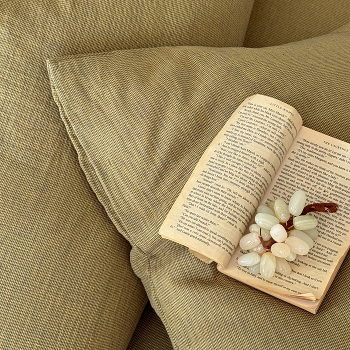 91家纺网 家纺一手货源 找家纺 （总）泰迪爱兰Teddy ISLAND2026新款纯色色织双层纱四件套 