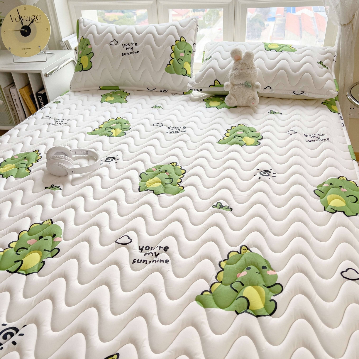 91家纺网 家纺一手货源 找家纺 （总）希廷顿 2026新款印花夹棉防水床垫