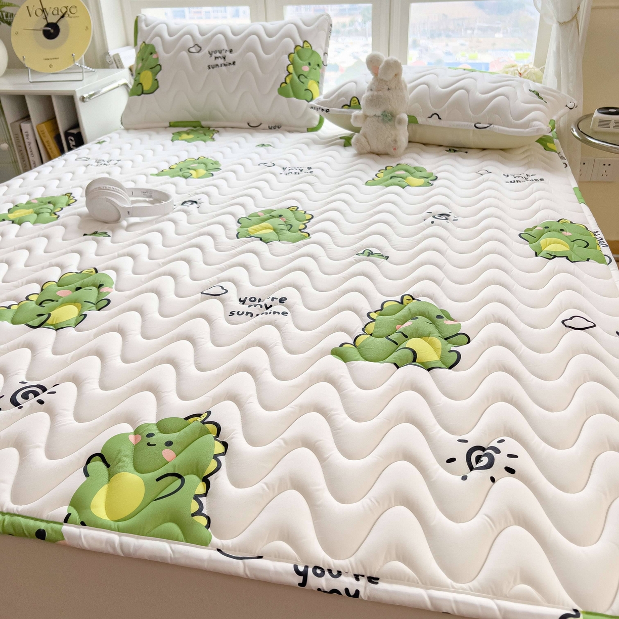 91家纺网 家纺一手货源 找家纺 （总）希廷顿 2026新款印花夹棉防水床垫