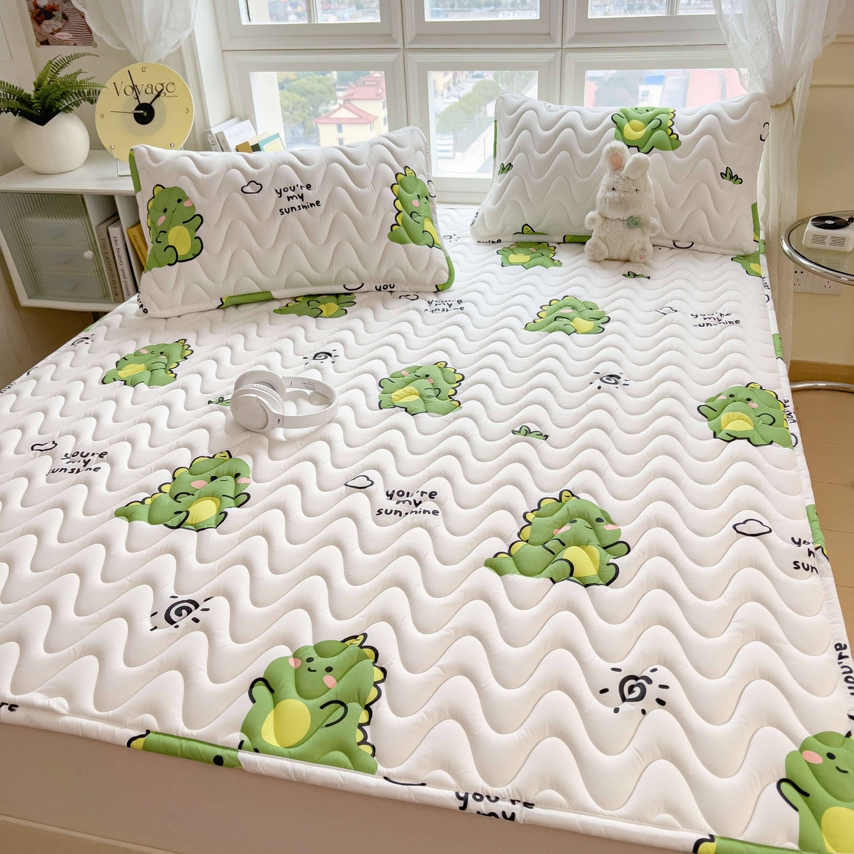 91家纺网 家纺一手货源 找家纺 （总）希廷顿 2026新款印花夹棉防水床垫