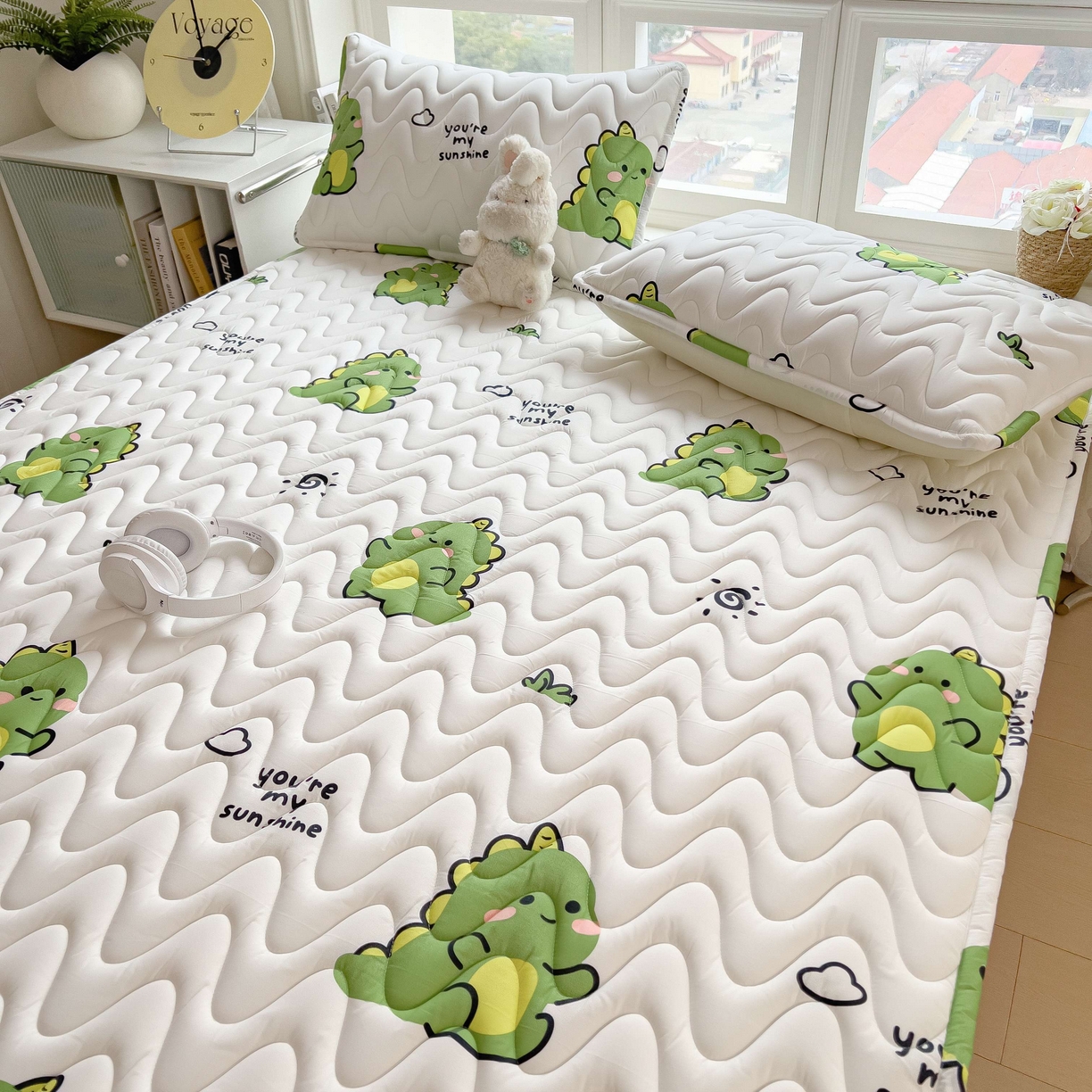 91家纺网 家纺一手货源 找家纺 （总）希廷顿 2026新款印花夹棉防水床垫