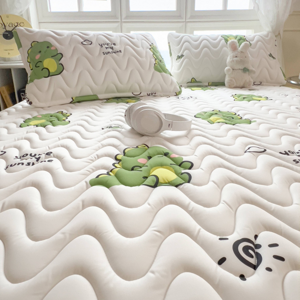 91家纺网 家纺一手货源 找家纺 （总）希廷顿 2026新款印花夹棉防水床垫