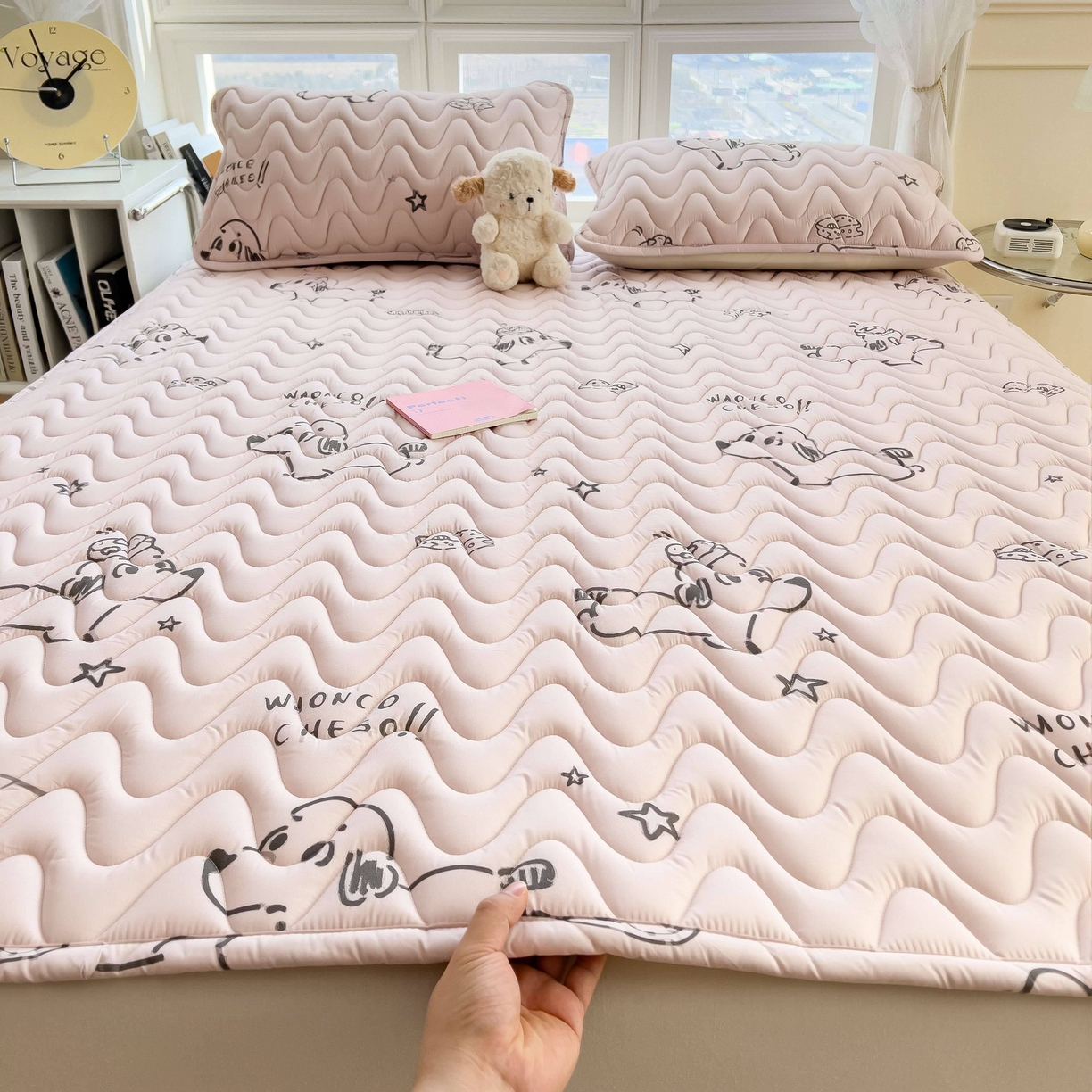 91家纺网 家纺一手货源 找家纺 （总）希廷顿 2026新款印花夹棉防水床垫