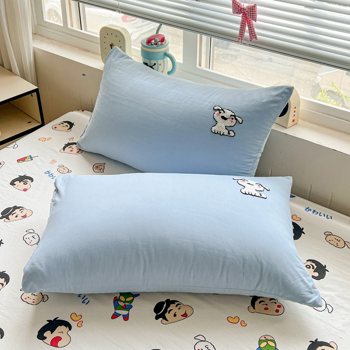 91家纺网 家纺一手货源 找家纺 一霖家纺 2026新款高克重云朵棉正版蜡笔小新夏凉被空调被夏被四件套  小红书热推爆款 夏被-小新和大白