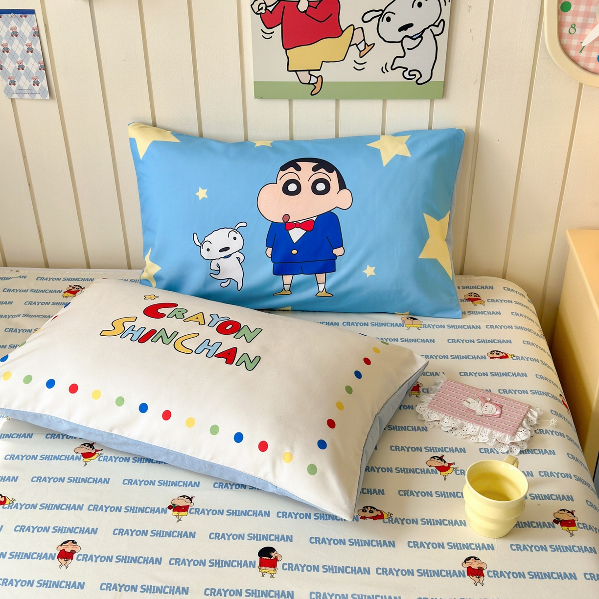 91家纺网 家纺一手货源 找家纺 一霖家纺 2026新款高克重云朵棉正版蜡笔小新夏凉被空调被夏被四件套  小红书热推爆款 夏被-小新BIUBIU