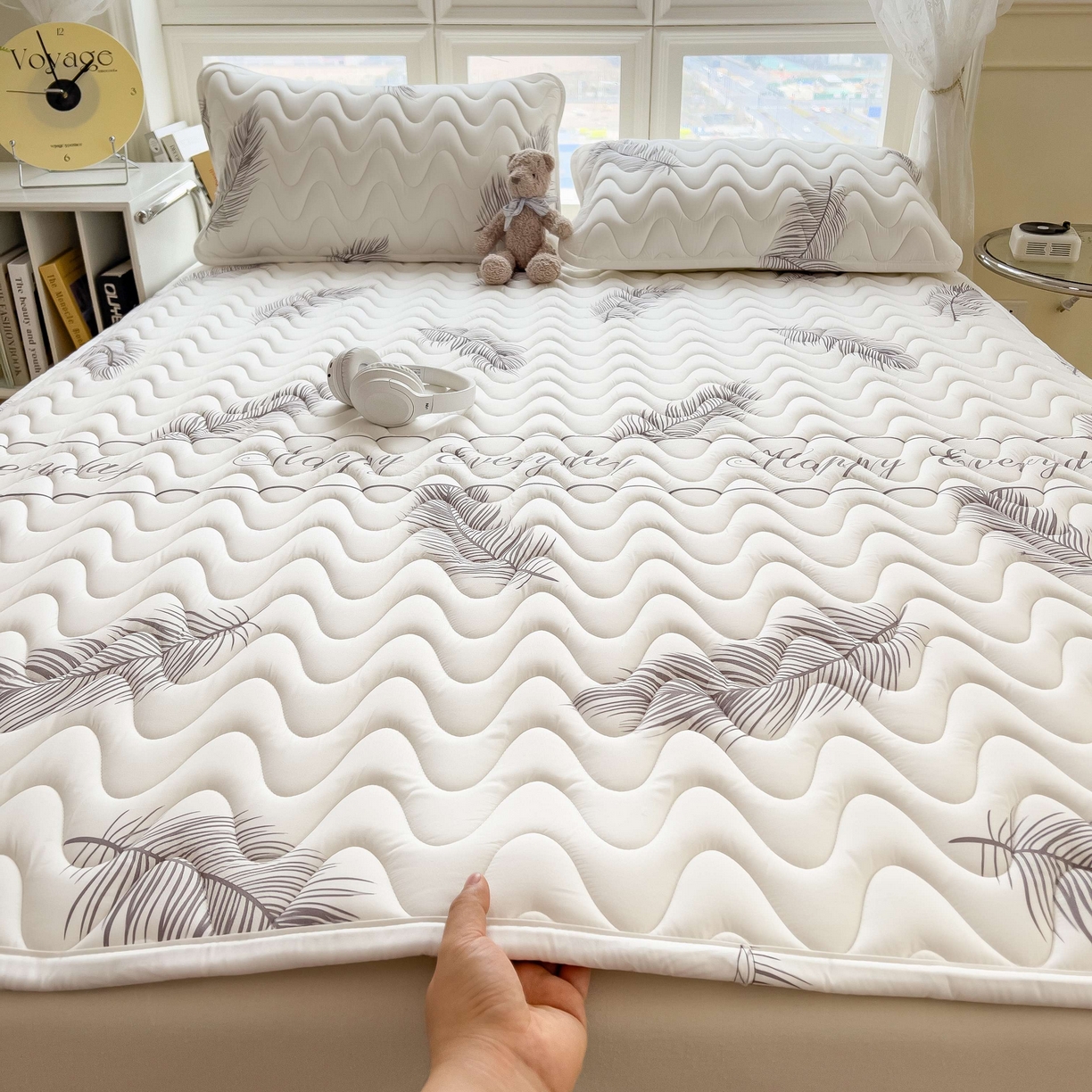 希廷顿 2026新款印花夹棉防水床垫 梦幻森林