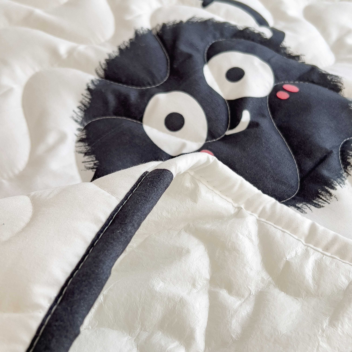 91家纺网 家纺一手货源 找家纺 希廷顿 2026新款印花夹棉防水床垫 小煤球